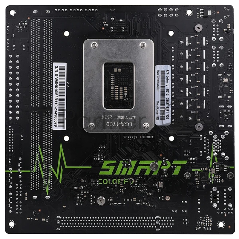Материнская плата Colorful Colorful H610I SMART WIFI V20 H610 LGA1700 2xDDR4 1xPCIEx16 1xM.2 4xUSB3.2Gen1 6xUSB2.0 3xSATA3.0 2.5G DP HDMI ITX RTL