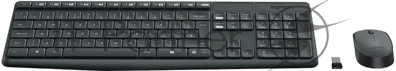 Комплект беспроводной клавиатура+мышь Logitech MK235 Серый (920-007949) РФ