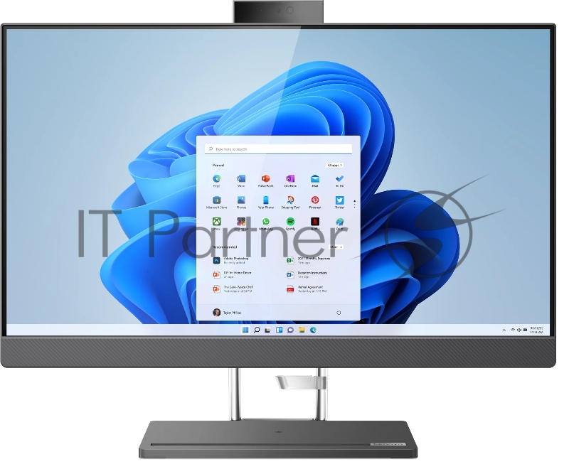Моноблок Lenovo IdeaCentre AIO 3 27IAH7 27 QHD (2560x1440) IPS 350N 100hz, i5-13500H, 2x8GB DDR5 5200, 1TB SSD M.2, Intel Iris Xe, WiFi, BT, NoDVD, IR&5.0 Cam, USB KB&Mouse, Win 11 Pro, Black 1Y