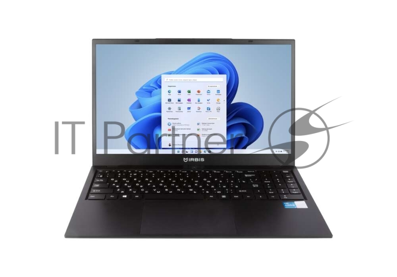 Ноутбук IRBIS 15N 15.6 FHD (1920x1080) IPS AG,Core i3-1215U,16Gb DDR4-3200(2),512Gb SSD NVMe M.2,Wi-Fi 6+BT 5,5300mAh,Metal Case,Kbd Bl,Type-C Charger,1.77kg,Black,1yw,Win11