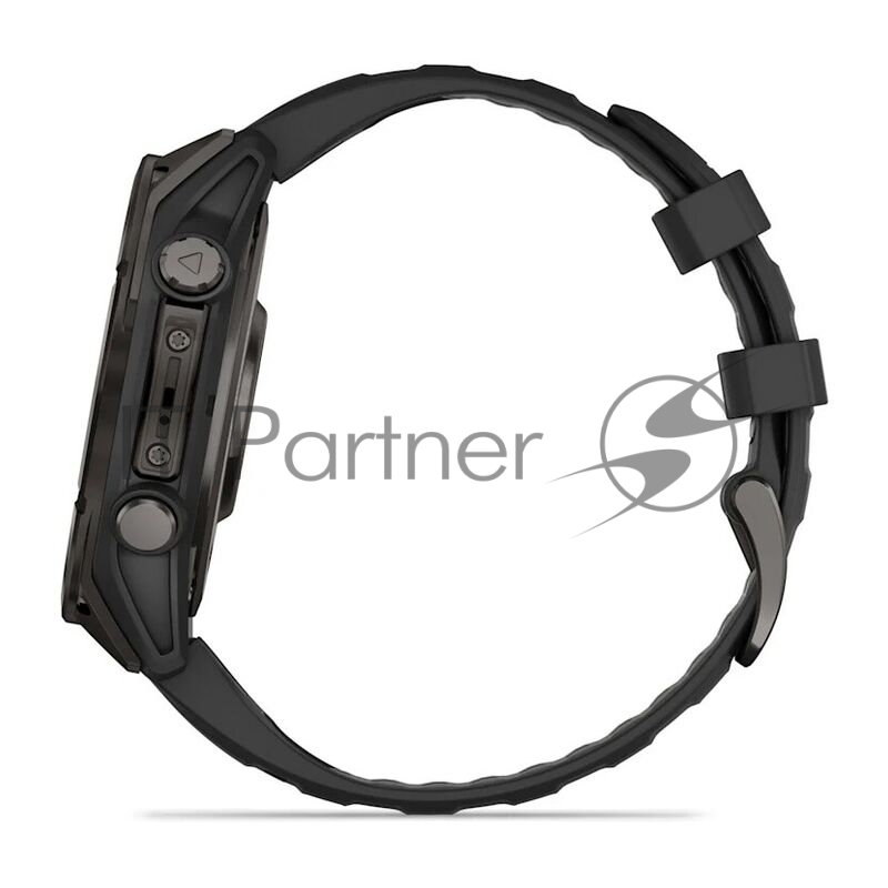 Смарт-часы Garmin Fenix 8 AMOLED Sapphire угольно-черный DLC, черный 47мм