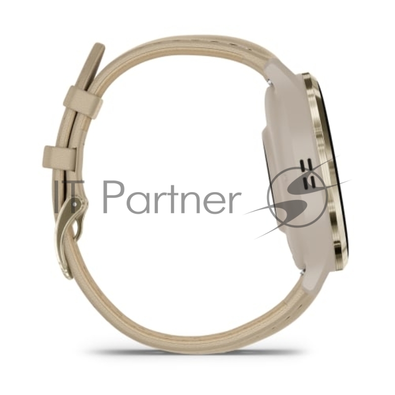 Смарт-часы Garmin Venu 3s цвет французский серый, кожаный ремешок 41мм