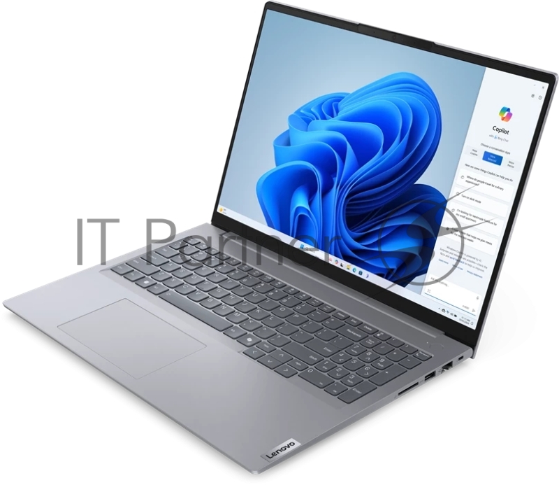Ноутбук Lenovo ThinkBook 16-IML 16.0 WUXGA 300nits ,U7-155H,8Gb DDR5, 512GB SSD M.2 2242 NVMe G4, Integrated ARC, FHD Cam,Wi-fi AX 2x2-6E+BT,Y-FPR, 4 Cell 71Whr, 100W USB-C SLIM-3PIN-UK, BKLT KB US-ENG, No OS, 1Y