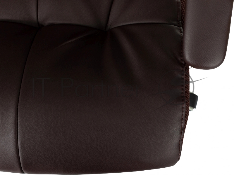 Кресло руководителя Бюрократ CH-824MSG-F коричневый эко.кожа/ткань крестов. пластик подст.для ног