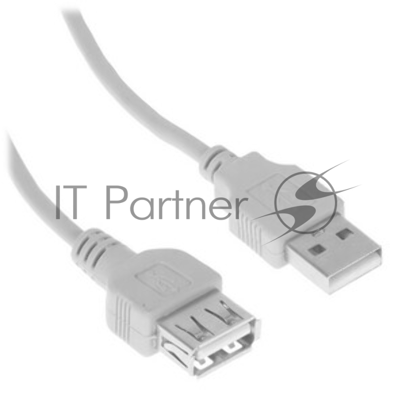 Кабель удлинит. USB 2.0 Cablexpert CC-USB2-AMAF-15-N, AM/AF, медь, 4.5м, пакет