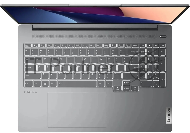 Ноутбук Lenovo IdeaPad 5 Pro 16IRH8 Core i7 13700H 16Gb SSD512Gb NVIDIA GeForce RTX 3050 6Gb 16 IPS 2.5K (2560x1600) noOS grey WiFi BT Cam (83AQ006MRK)