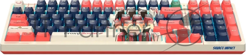 Клавиатура A4Tech Bloody AT98 Proxy Boom механическая бежевый/красный USB for gamer LED