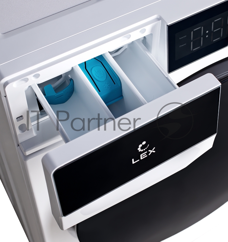 Стиральная машина LEX LWM10012WBLITHD (WBlITHD) белый-черный, загрузка фронтальная 10кг, 1200 об/мин., класс: A