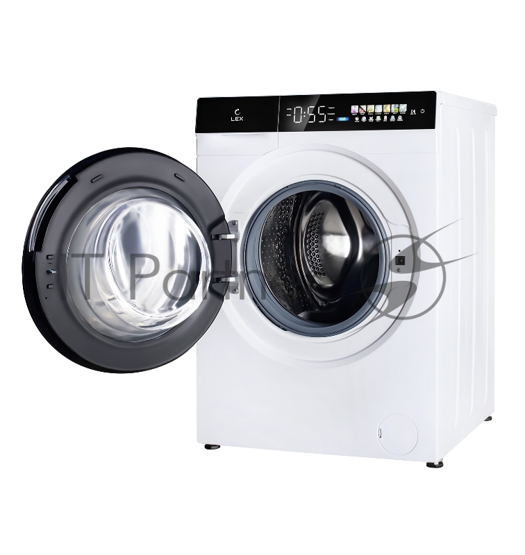 Стиральная машина LEX LWM10012WBLITHD (WBlITHD) белый-черный, загрузка фронтальная 10кг, 1200 об/мин., класс: A