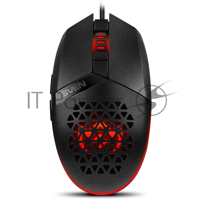 Мышь проводная SVEN RX-G735 черный, 4000 dpi, USB, кнопки - 6