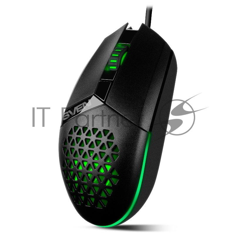 Мышь проводная SVEN RX-G735 черный, 4000 dpi, USB, кнопки - 6
