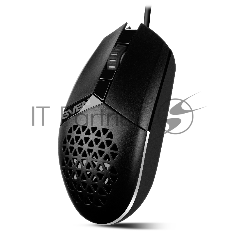 Мышь проводная SVEN RX-G735 черный, 4000 dpi, USB, кнопки - 6