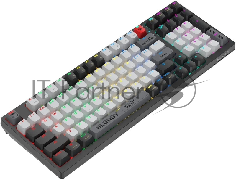 Клавиатура A4Tech Bloody WS98 механическая беспроводная USB черный/серый (WS98)