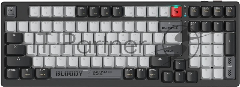 Клавиатура A4Tech Bloody WS98 механическая беспроводная USB черный/серый (WS98)