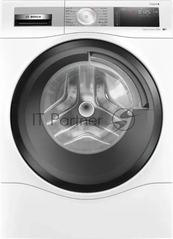 Стиральная машина Bosch Serie 6 WDU8H542SN белая, загрузка фронтальная 10кг, 1400 об/мин., класс: A