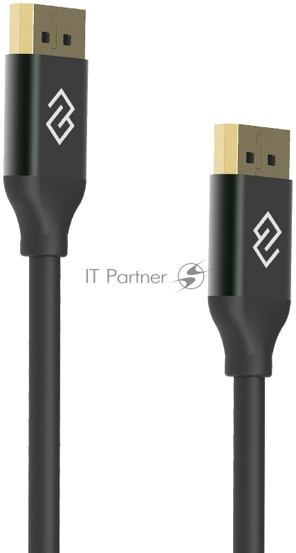 Кабель аудио-видео Digma V1.4 DisplayPort (m)/DisplayPort (m) 2м. черный (D-DP-V1.4-2M)