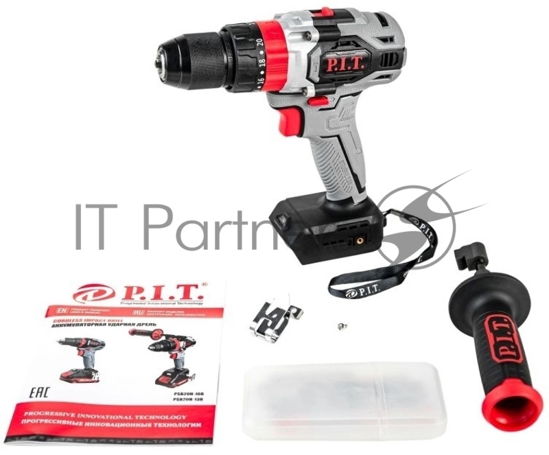 Дрель ударная P.I.T. PSB20H-13B патрон:быстрозажимной реверс