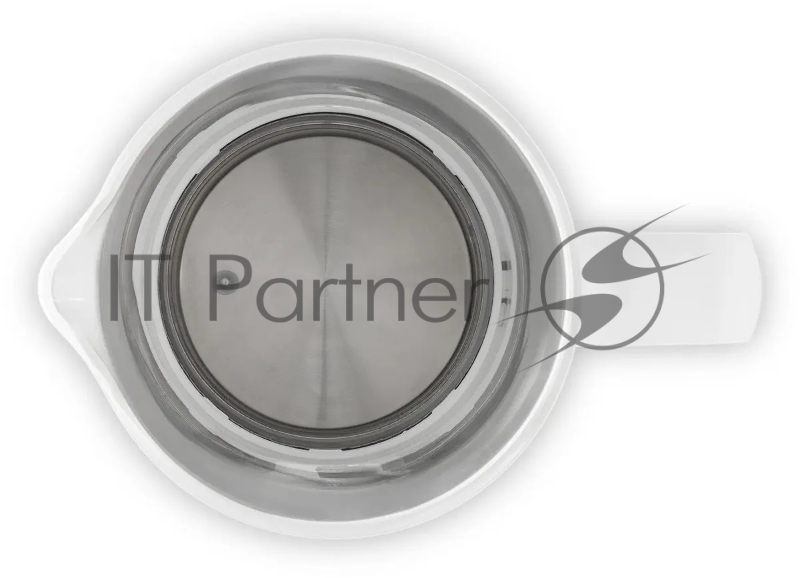 Чайник электрический Hyundai HYK-G5510 1.5л. 2200Вт белый/прозрачный корпус: стекло