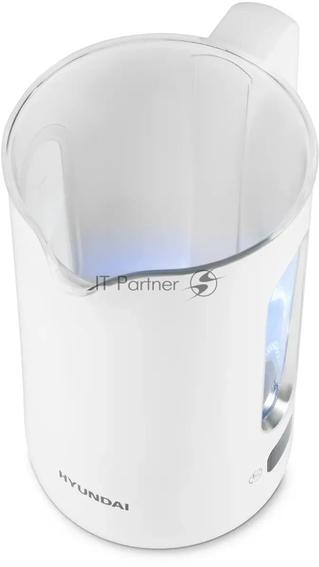 Чайник электрический Hyundai HYK-G5510 1.5л. 2200Вт белый/прозрачный корпус: стекло