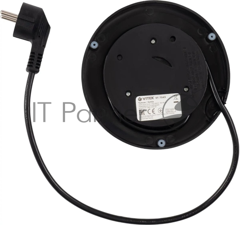 Чайник электрический Vitek VT-7043 1.7л. 2200Вт разноцветный корпус: стекло