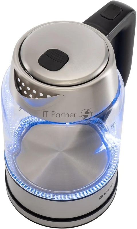 Чайник электрический Vitek VT-7043 1.7л. 2200Вт разноцветный корпус: стекло