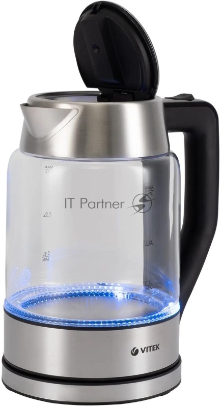 Чайник электрический Vitek VT-7043 1.7л. 2200Вт разноцветный корпус: стекло