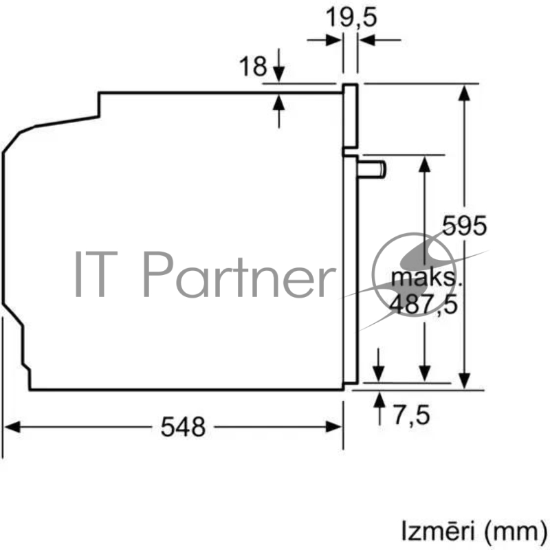 Духовой шкаф Электрический Bosch HBG7721B1 черный