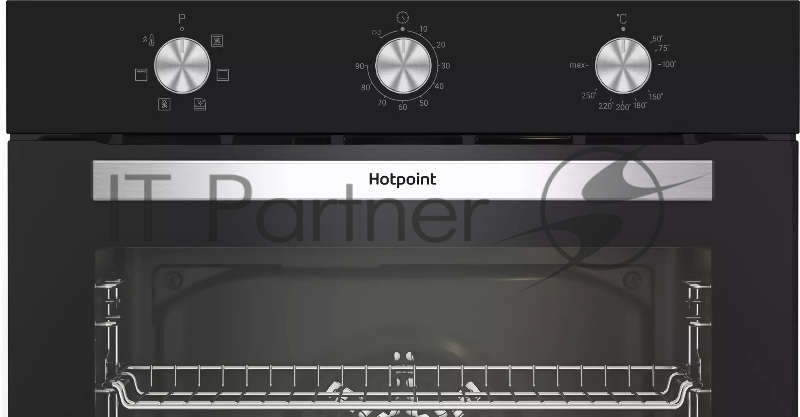 Духовой шкаф Электрический Hotpoint HETF 614 JH BL черный