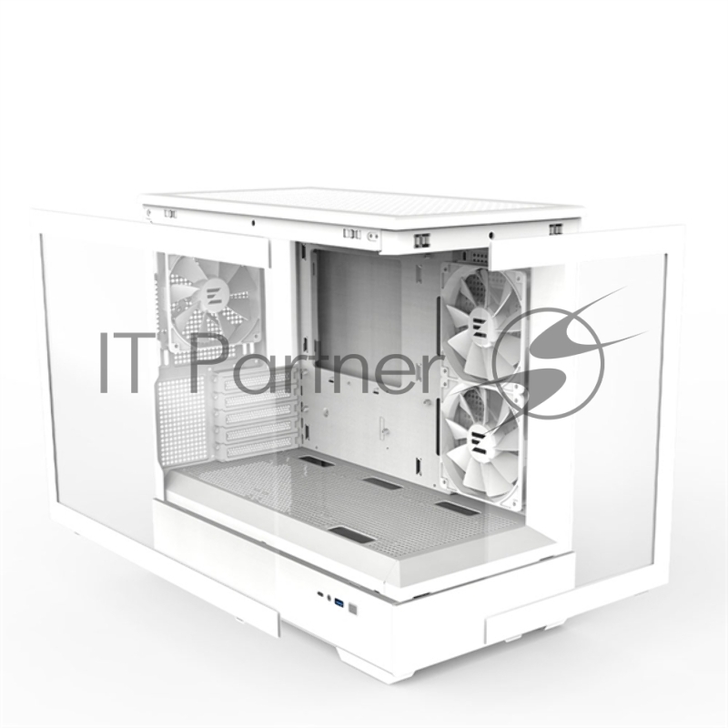 Корпус MiniTower Zalman P30 White (mATX, без БП, ARGB, USB3.2 Type-A + USB3.2 Type-C) (Zalman P30 White)