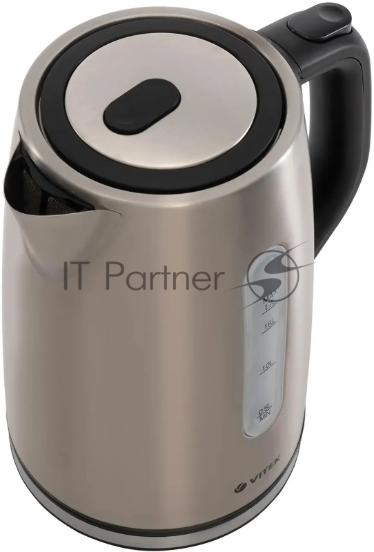 Чайник Vitek VT-1144 черный/серебристый 2200W 1.5л