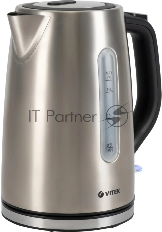 Чайник Vitek VT-1144 черный/серебристый 2200W 1.5л