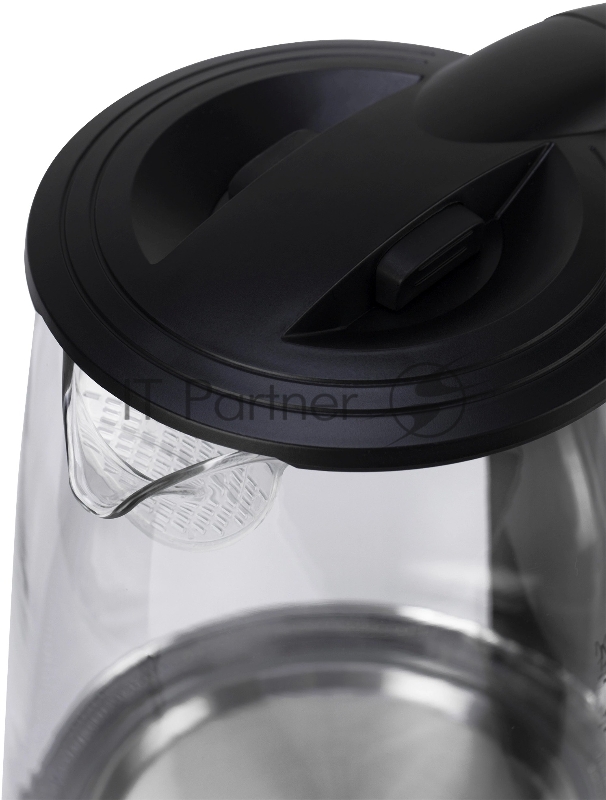 Чайник электрический Vitek VT-7069 прозрачный/черный 1.7л. 2200Вт корпус: стекло