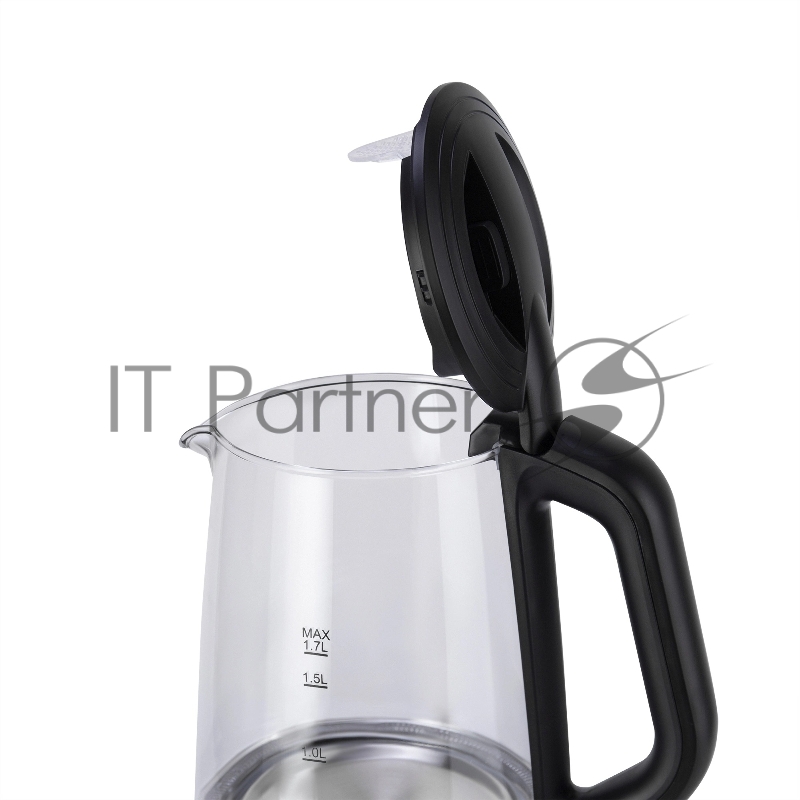 Чайник электрический Vitek VT-7069 прозрачный/черный 1.7л. 2200Вт корпус: стекло