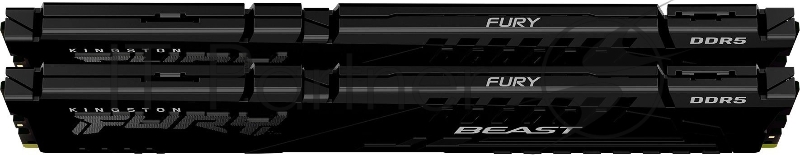 Оперативная память Kingston DDR5 FURY Beast Black 64Gb Kit (2x32Gb) KF556C36BBEK2-64