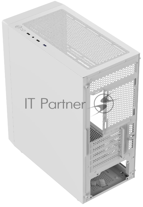 Корпус Ocypus Gamma C50 WH mATX / win / white / no PSU / Tempered Glass
