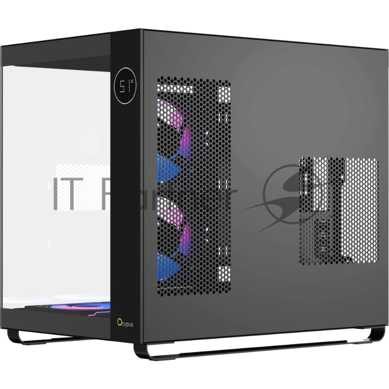 Корпус Ocypus Iota C70 BK ARGB ATX / win / black / 6 ARGB fans / no PSU / Tempered Glass