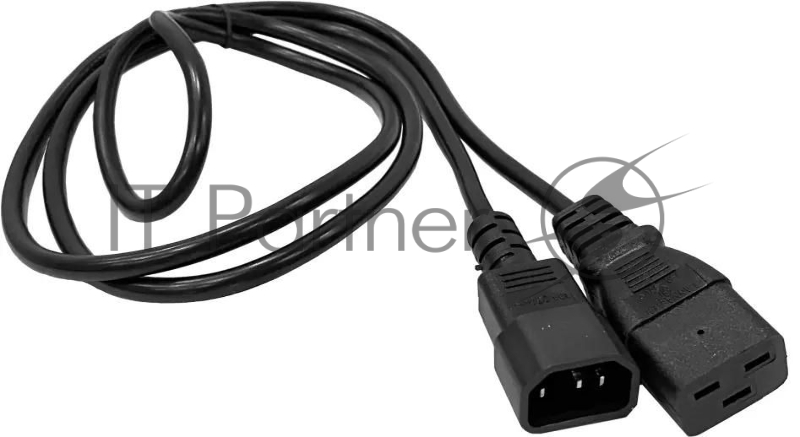 Шнур питания Lanmaster LAN-PP19/14-1.5-BK C19-С14 проводник.:3x0.75мм2 1.5м 220В 10А черный