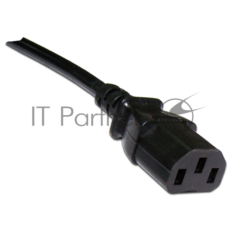 Шнур питания Lanmaster LAN-PP13/SHA-0.5-BK C13-Schuko проводник.:3x0.75мм2 0.5м 220В 10А (упак.:1шт) черный