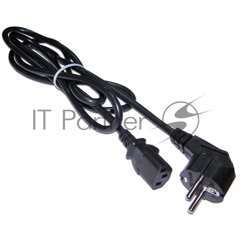 Шнур питания Lanmaster LAN-PP13/SHA-1.5-BK C13-Schuko проводник.:3x0.75мм2 1.5м 220В 10А черный