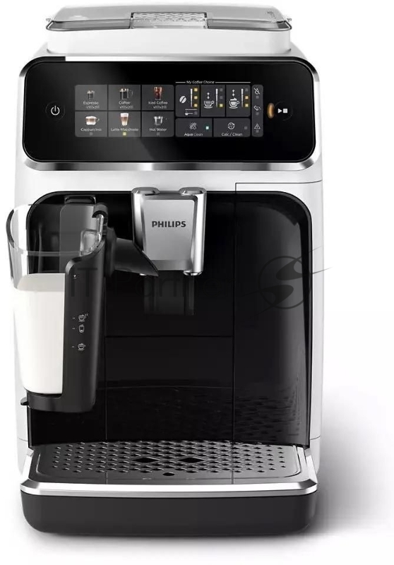 Кофемашина автоматическая Philips EP3343/90, белый/серебристый, 1.8 л, 1500 Вт, 15 Бар