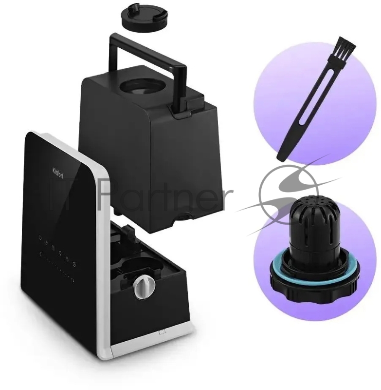 Увлажнитель воздуха Kitfort КТ-3823 черный