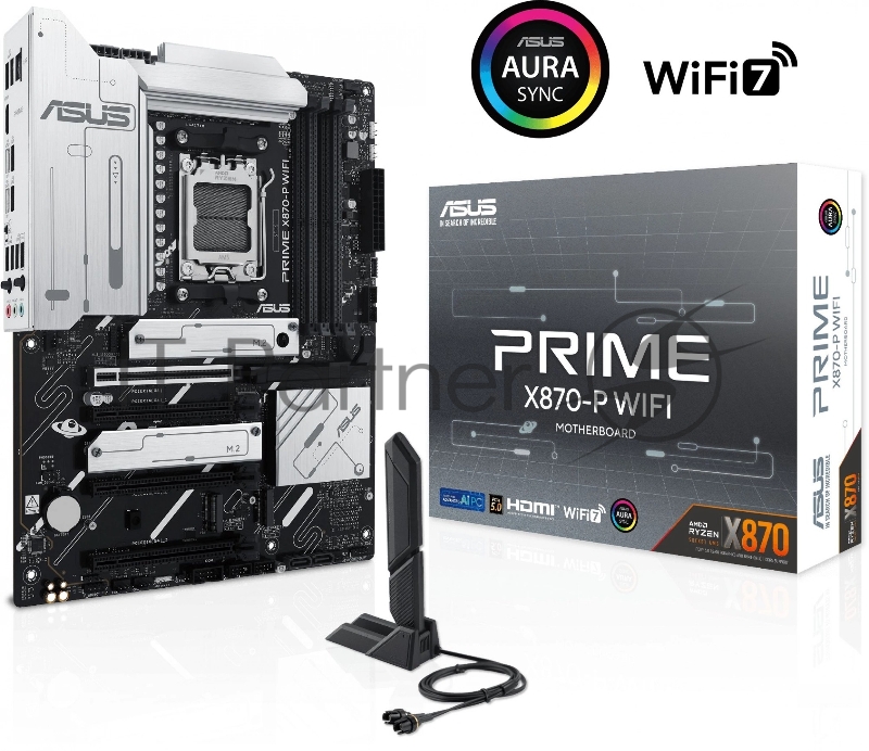 Материнская плата Asus PRIME X870-P WIFI SocketAM5 AMD X870 4xDDR5 ATX AC`97 8ch(7.1) 2.5Gg RAID+HDMI