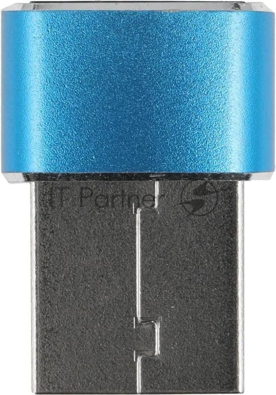 Адаптер Premier 6-071 USB 2.0 A(m) USB Type-C (f) золотистый (пакет)