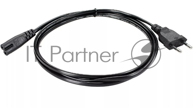 Кабель Premier 5-180 IEC C7 (2-pin) Евровилка 1.8м (5-180(0.5) 1.8) черный (Bulk)
