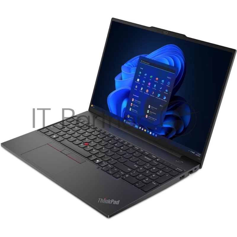Ноутбук Lenovo ThinkPad E16 G2 Ryzen 5 7535U 16Gb SSD512Gb AMD Radeon 660M 16 IPS WUXGA (1920x1200) noOS black WiFi BT Cam (21M5S03A00)