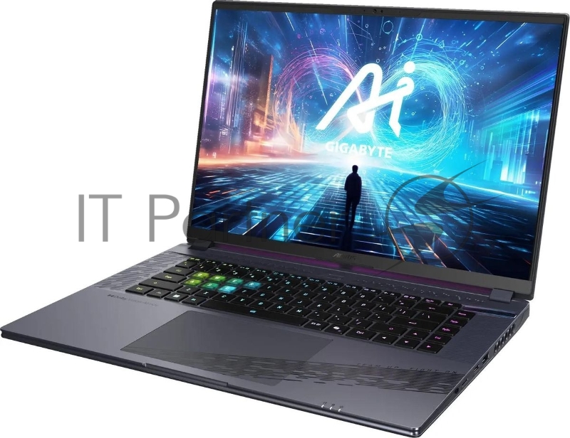 Ноутбук Gigabyte Aorus 16X Core i9 14900HX 32Gb SSD1Tb NVIDIA GeForce RTX4070 8Gb 16 IPS QHD+ (2560x1600) Free DOS grey WiFi BT Cam (ASG-63KZC64SD)