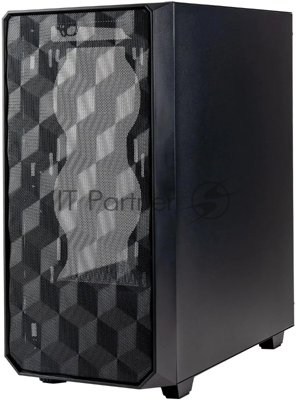 Корпус Hiper BH34-1 черный без БП ATX 5x120mm 2x140mm 2x200mm 1xUSB3.0 audio bott PSU