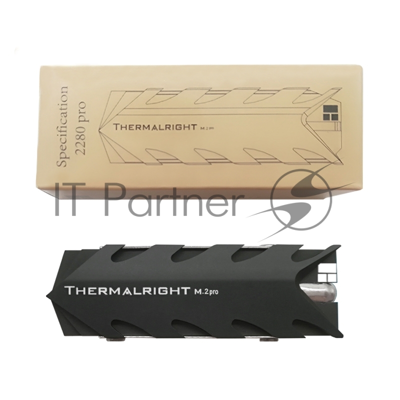 Радиатор для SSD Thermalright TR-M.2 2280 Pro алюминий Ret (TR-M.2-2280-PRO)