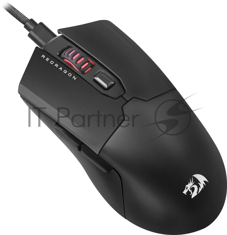 Игровая мышь REDRAGON FYZU чёрная (USB, Pixart P3395, Huano, 6 кн., 26000 Dpi, RGB подсветка)