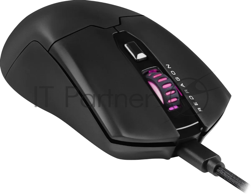 Игровая мышь REDRAGON FYZU чёрная (USB, Pixart P3395, Huano, 6 кн., 26000 Dpi, RGB подсветка)